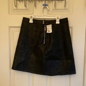 Zara pleather mini skirt - size M